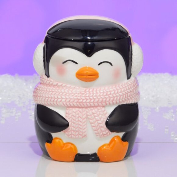 Holiday Penguin Ceramic Jar - Charmed Aroma Christmas / Winter - Picture 1 of 1